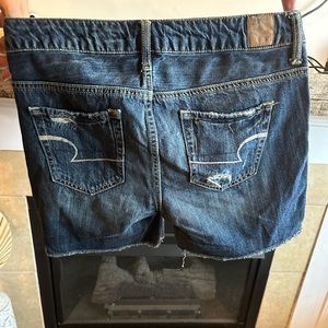 American eagle shorts dark wash size 4